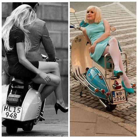 Pin On Scooter And Vespa Girls 2 Back In The Day And Now Pangels Best Mix