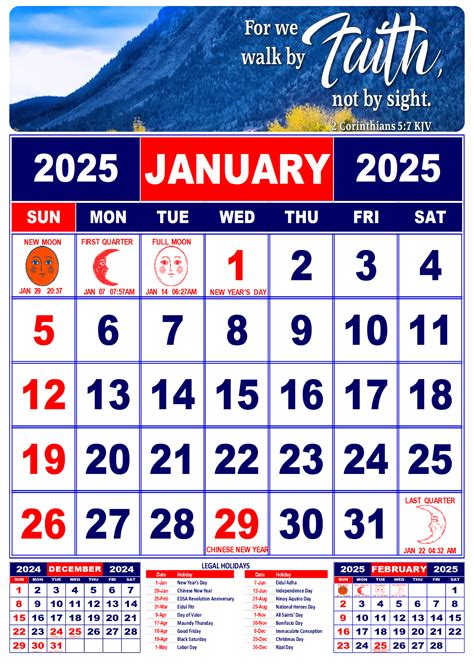 Commercial Calendar 2025 Long Bond Paper Lazada Ph