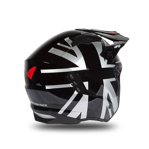 Ufo Sheratan Helmet Black Grey Red He Offroad Helmets Motostorm