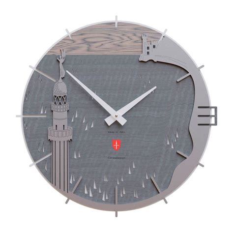 Wall Clock Gulf Of Trieste De Callea Design Relojes De Pared