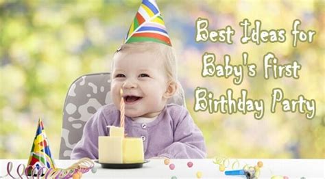 Unique Ideas for Baby's First Birthday Party