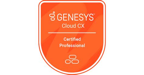 genesys cloud cx professional certification credly