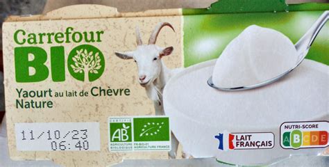 Yaourt Au Lait De Ch Vre Nature Bio Carrefour Bio G G X