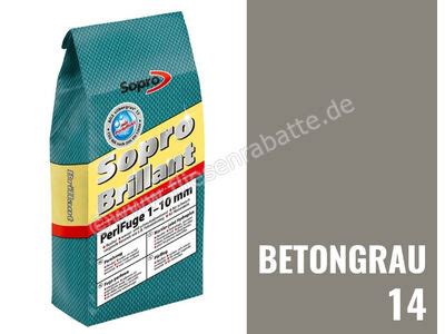 Sopro Bauchemie Brillant PerlFuge Fugenmörtel Betongrau 14 6SD5601405