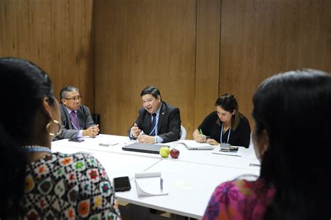 Ministro Gerson Barrios Coordina Alianzas En La Cop27 Ministerio De