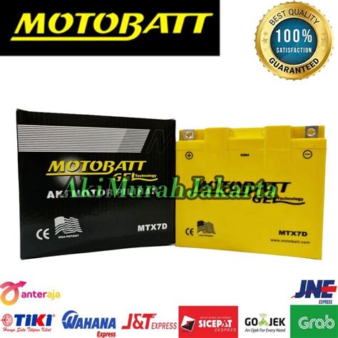 Aki Motor Honda Tiger Motobatt Mtx D Aki Gel Aki Kering Lazada