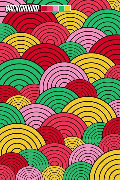 Premium Vector Abstract Background With Attractive Pattern Print