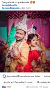 Indian Idol Fame Pawandeep Rajan Arunita Kanjilal Are Married Viral