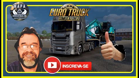 Acelerando Ao Vivo Euro Truck Simulator Mapa Americam Brasil