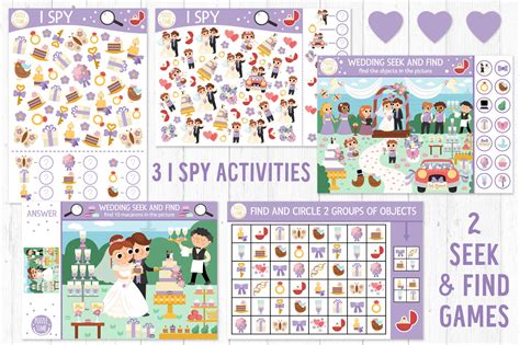 Wedding games and activities for kids By Lexi Claus | TheHungryJPEG