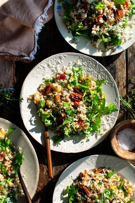 Roasted Apple Farro Salad The Original Dish