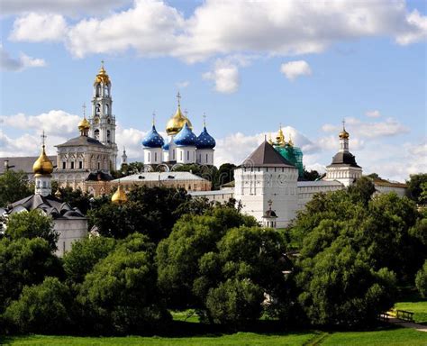 Sergiev Posad Monastery General View At Sergiev Posad Monastery Lavra