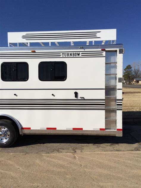 Turnbow Custom Horse Trailers Slant Load Oklahoma