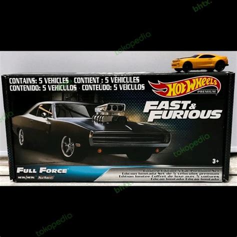 Hotwheels Hot Wheels Premium Box Ruedas Calientes R Pidas Y Furiosas De Fuerza Completa Shopee