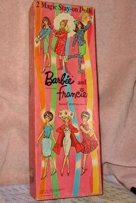 Vintage Whitman Pc Barbie Francie Cut Magic Stay On Paper