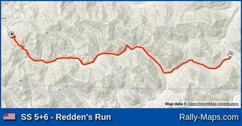 SS 5 6 Redden S Run Stage Map McCreary Gravel Rally 2024 NASA ARC