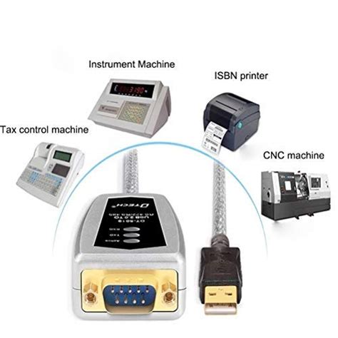 Dtech Usb To Rs422 Rs485 Serial Port Converter Adapter Cable With Ftdi Chip Supports Windows 10