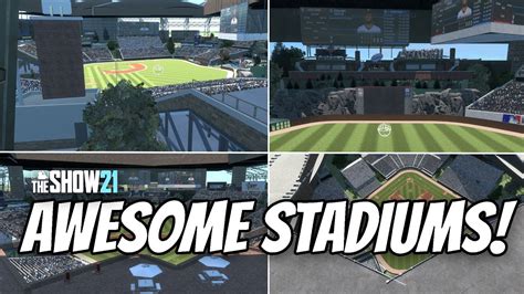 Awesome Viewer Created Stadiums Mlb The Show Stadium Creator Youtube