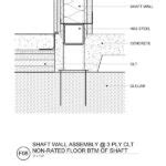 Shaft Wall Assembly at 1-Hr-Rated Floor & 1-Hr Shaft - WoodWorks | Wood ...