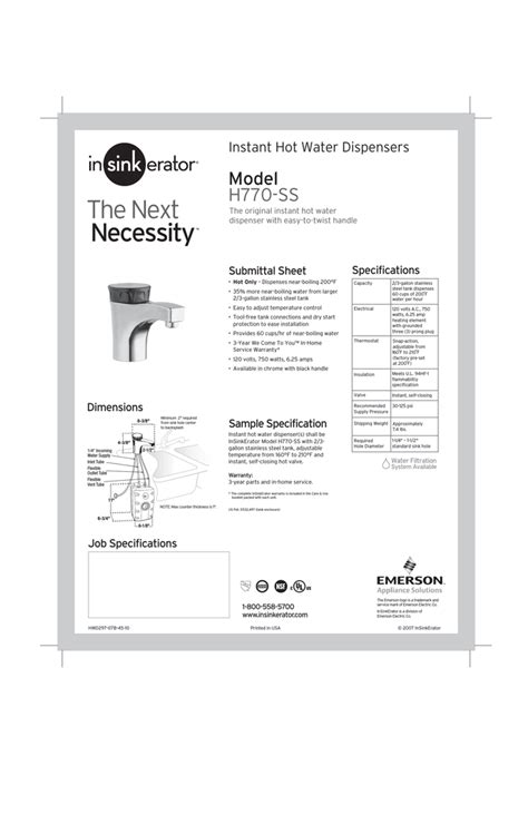 Insinkerator Replacement Parts Hot Water Dispensers Reviewmotors Co