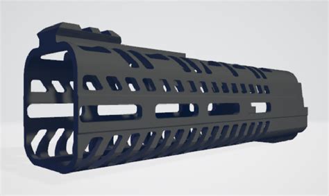 Archivo Stl Gratis Airsoft Sig Mcx Handguards For M4 Conversion Kit 🔫