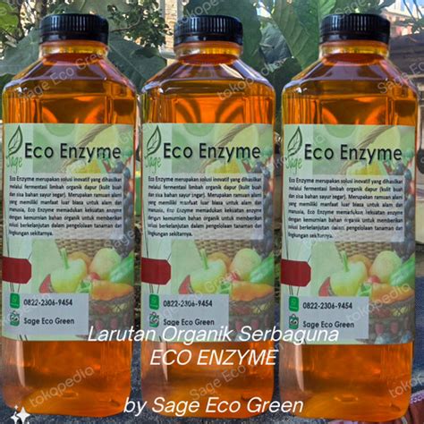 Jual Eco Enzyme Ml Pupuk Organik Pembersih Pengusir Hama Penyegar