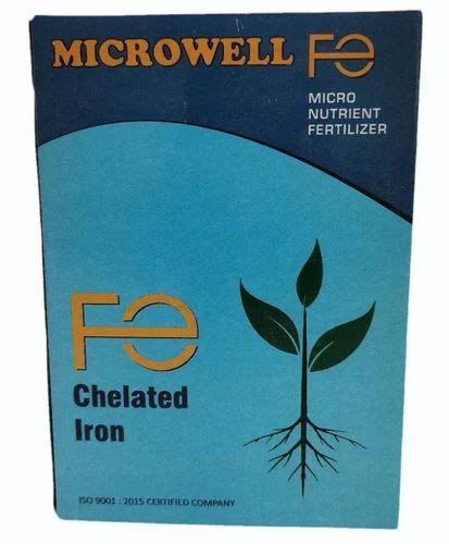 Powder Microwell Chelated Fe Micro Nutrient Fertilizer Box