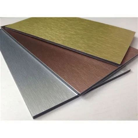 Silver Golden Brown Acp Sheet Thickness Mm At Rs Square