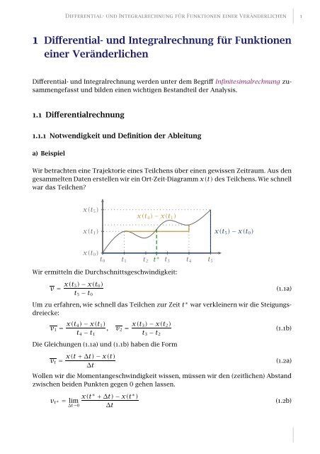 Differenzial Und Integralrechnung