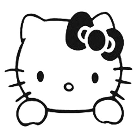 Hello Kitty Silhouette at GetDrawings | Free download