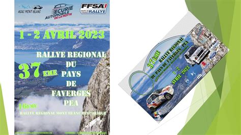 Rallye De Faverges 2023 Automobile Club Du Mont Blanc