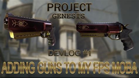 Devlog 1 Adding Weapons To My First Person Moba Projectgenesis Ue5 Vlog Youtube