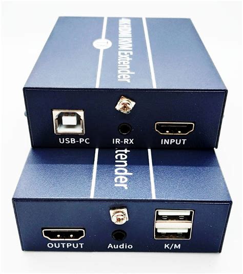 HDMI EXTENDER УДЛИНИТЕЛЬ ДО 120М ПО ВИТОЙ ПАРЕ CAT 5,6 + USB 2К-4К