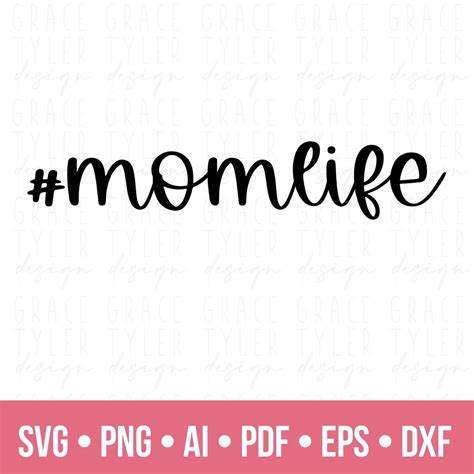 Momlife Svg Momlife Svg Mom Life Svg Mom Svg Png Instant Download