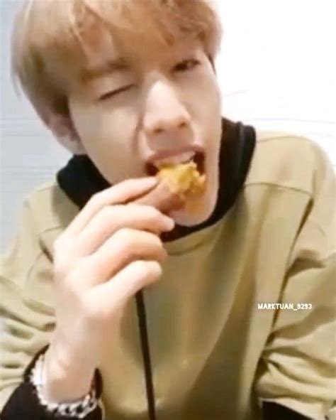 Got Mark Tuan On Instagram V App Eating Sweet Potato And