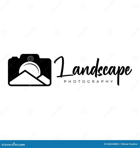 Travel Photography Logo Landscape Photography Logo Design Vector