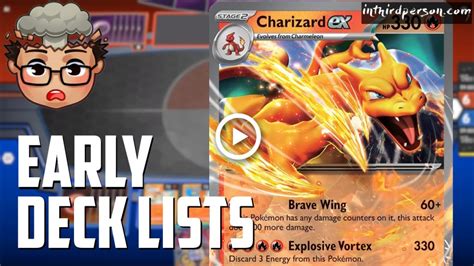 First Look at Charizard ex Deck Lists! – (Pokemon TCG Scarlet & Violet ...