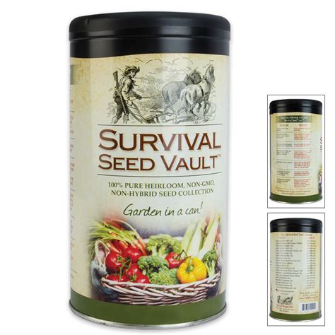 Survival Seed Vault - 20 Varieties of Heirloom Seeds | CHKadels.com ...