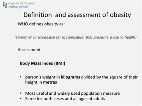 Obesity Symposium Definitions And How To Measure Obesity Flashcards