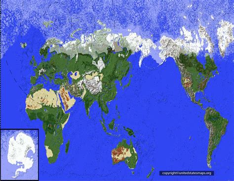 Minecraft Earth Map | Earth Map for Minecraft