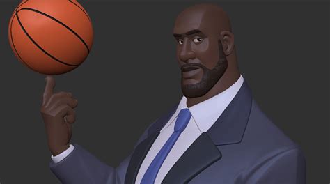 Shaquille Oneal By Joao Sousa Based On The Caricature By Harry