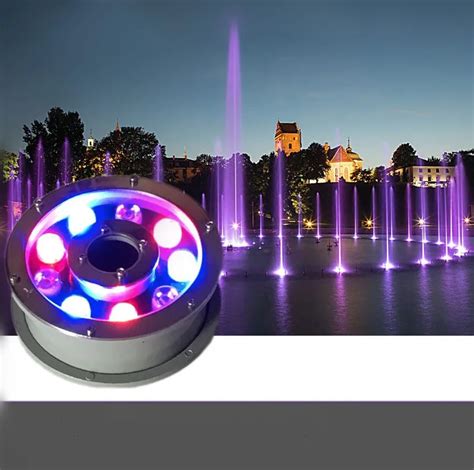 LED pool light 9W RGB IP68 LED Swimming Pool Light Outdoor Lighting ...