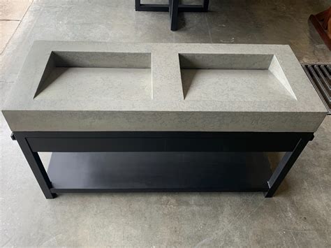 Concrete Double Ramp Sink Stogs Concrete Design