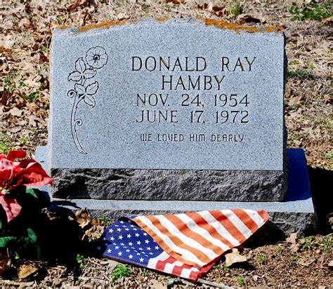 Donald Ray Hamby 1954 1972 Find A Grave Memorial