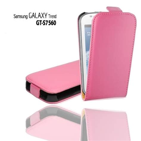 Etui Coque Rose Samsung Galaxy Trend Gt S7560 And Galaxy S Duos Cdiscount Téléphonie