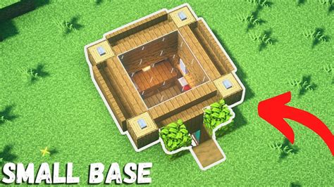 Minecraft How To Make A Small Underground House Base Easy Tutorial ‼️ Youtube