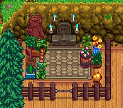 Grandpa S Shrine Stardew Valley Stardew Valley Layout Stardew