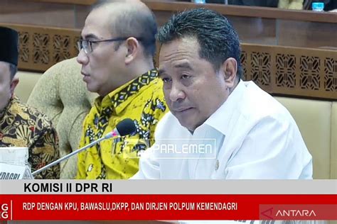 Dirjen Polpum Serahkan Respons Revisi Pkpu Ke Komisi Ii Dpr