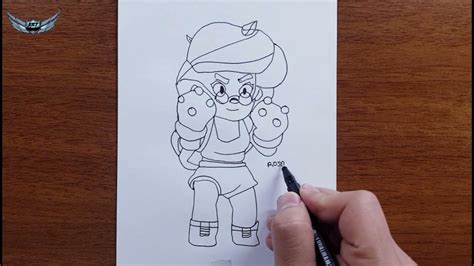 Brawl Stars Karakter Çİzİmİ Rosa Kolay Resİm Çİzme Youtube