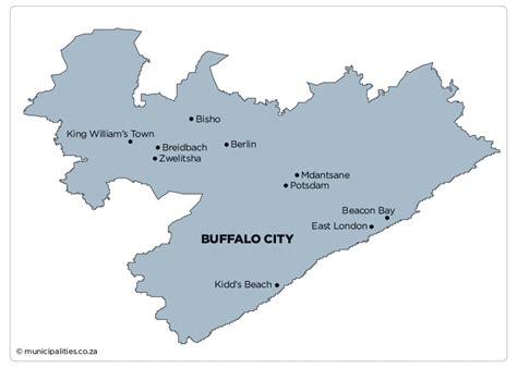 Buffalo City Metropolitan Municipality Map